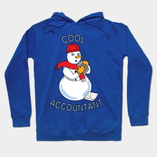 Cool Accountant Snowman Hoodie